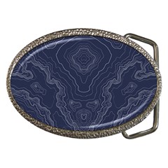 Blue Topography Belt Buckles by goljakoff