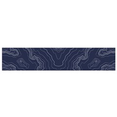 Blue Topography Small Flano Scarf by goljakoff