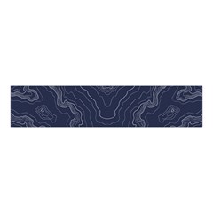 Blue Topography Velvet Scrunchie by goljakoff