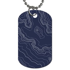 Topography Map Dog Tag (two Sides) by goljakoff