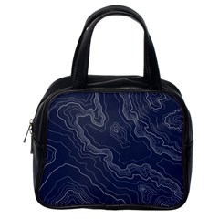 Topography Map Classic Handbag (one Side) by goljakoff