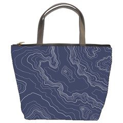 Topography Map Bucket Bag by goljakoff