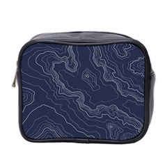 Topography Map Mini Toiletries Bag (two Sides) by goljakoff