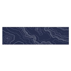 Topography Map Satin Scarf (oblong) by goljakoff