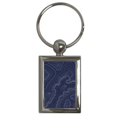 Topography Map Key Chain (rectangle) by goljakoff