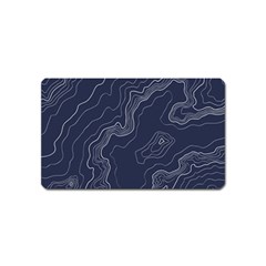 Topography Map Magnet (name Card) by goljakoff