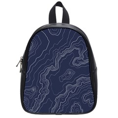 Topography Map School Bag (small) by goljakoff