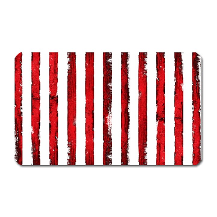 Red stripes Magnet (Rectangular)