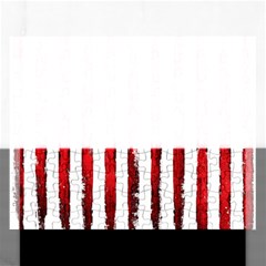 Red stripes Rectangular Jigsaw Puzzl