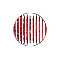 Red Stripes Hat Clip Ball Marker by goljakoff