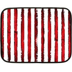 Red Stripes Fleece Blanket (mini) by goljakoff