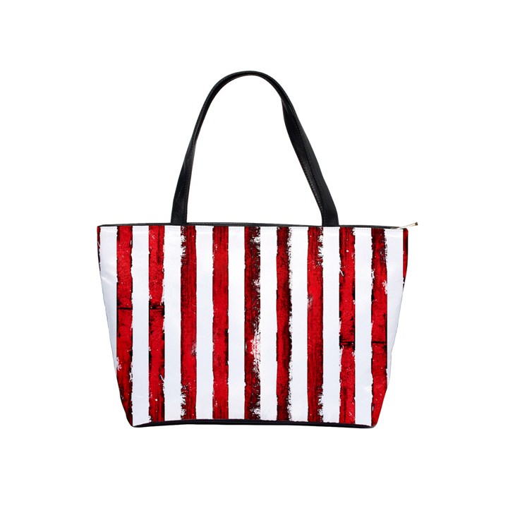 Red stripes Classic Shoulder Handbag