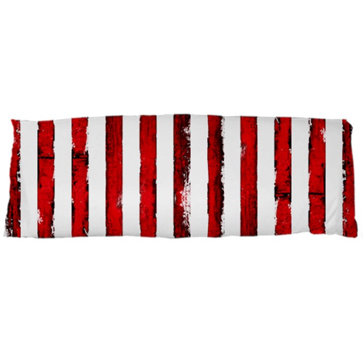 Red stripes Body Pillow Case Dakimakura (Two Sides)