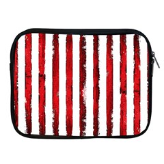 Red Stripes Apple Ipad 2/3/4 Zipper Cases by goljakoff