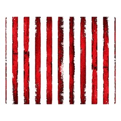 Red Stripes Double Sided Flano Blanket (large)  by goljakoff