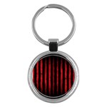 Red lines Key Chain (Round) Front