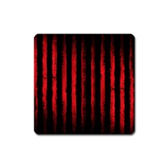 Red Lines Square Magnet by goljakoff