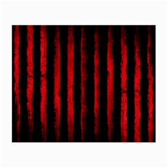 Red Lines Small Glasses Cloth by goljakoff