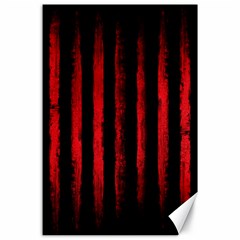 Red Lines Canvas 24  X 36  by goljakoff