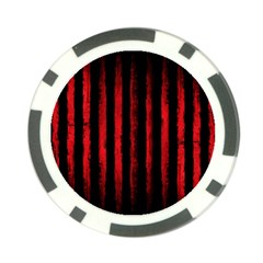 Red Lines Poker Chip Card Guard by goljakoff