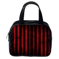 Red Lines Classic Handbag (one Side) by goljakoff