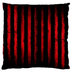 Red Lines Large Cushion Case (one Side) by goljakoff