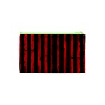 Red lines Cosmetic Bag (XS) Back