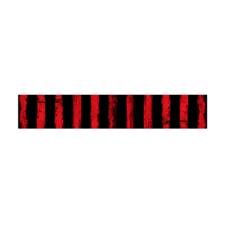 Red lines Flano Scarf (Mini)