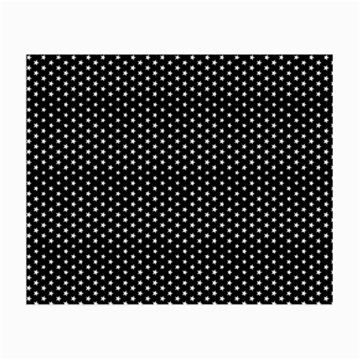 Stars on black ink Small Glasses Cloth (2 Sides)