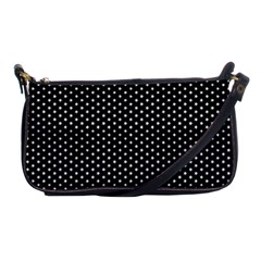 Stars On Black Ink Shoulder Clutch Bag by goljakoff