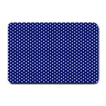 Stars Blue ink Small Doormat  24 x16  Door Mat