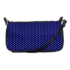 Stars Blue Ink Shoulder Clutch Bag by goljakoff