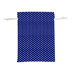 Stars Blue Ink Lightweight Drawstring Pouch (m) by goljakoff