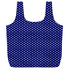 Stars Blue Ink Full Print Recycle Bag (xxl) by goljakoff