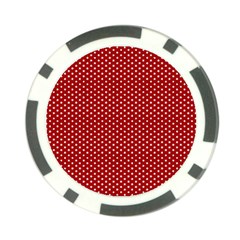 Stars Red Ink Poker Chip Card Guard (10 Pack) by goljakoff