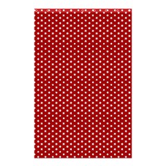 Stars Red Ink Shower Curtain 48  X 72  (small)  by goljakoff