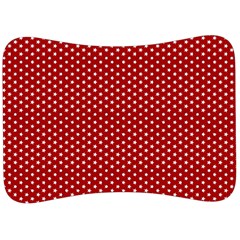 Stars Red Ink Velour Seat Head Rest Cushion by goljakoff