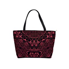 Burgundy Classic Shoulder Handbag by LW323