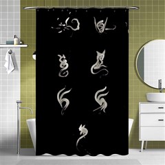 Katzen Cats Katzen Cats Shower Curtain 48  X 72  (small)  by WetdryvacsLair