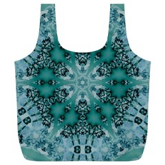 Blue Gem Full Print Recycle Bag (xl) by LW323