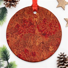 Animalprintfnl1 Ornament (round) by PollyParadise