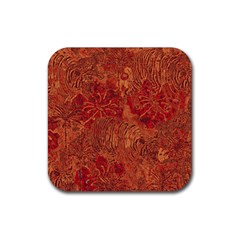 Animalprintfnl1 Rubber Coaster (square)  by PollyParadise