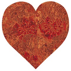 Animalprintfnl1 Wooden Puzzle Heart by PollyParadise