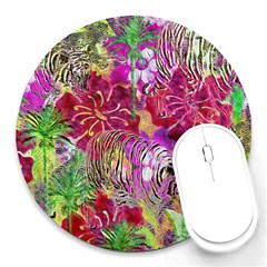 Jungle Love Round Mousepads by PollyParadise