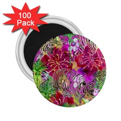 Jungle Love 2 25  Magnets (100 Pack)  by PollyParadise