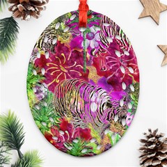 Jungle Love Ornament (oval Filigree)