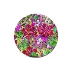 Jungle Love Magnet 3  (round) by PollyParadise