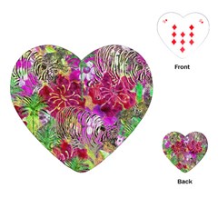 Jungle Love Playing Cards Single Design (heart)