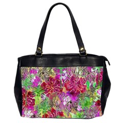 Jungle Love Oversize Office Handbag (2 Sides) by PollyParadise