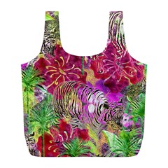 Jungle Love Full Print Recycle Bag (l) by PollyParadise